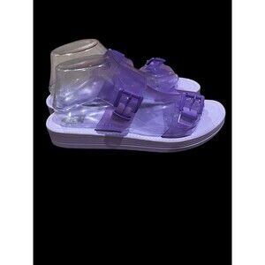 Dolce Vita Heather Lavender Buckle Slide, Size 10